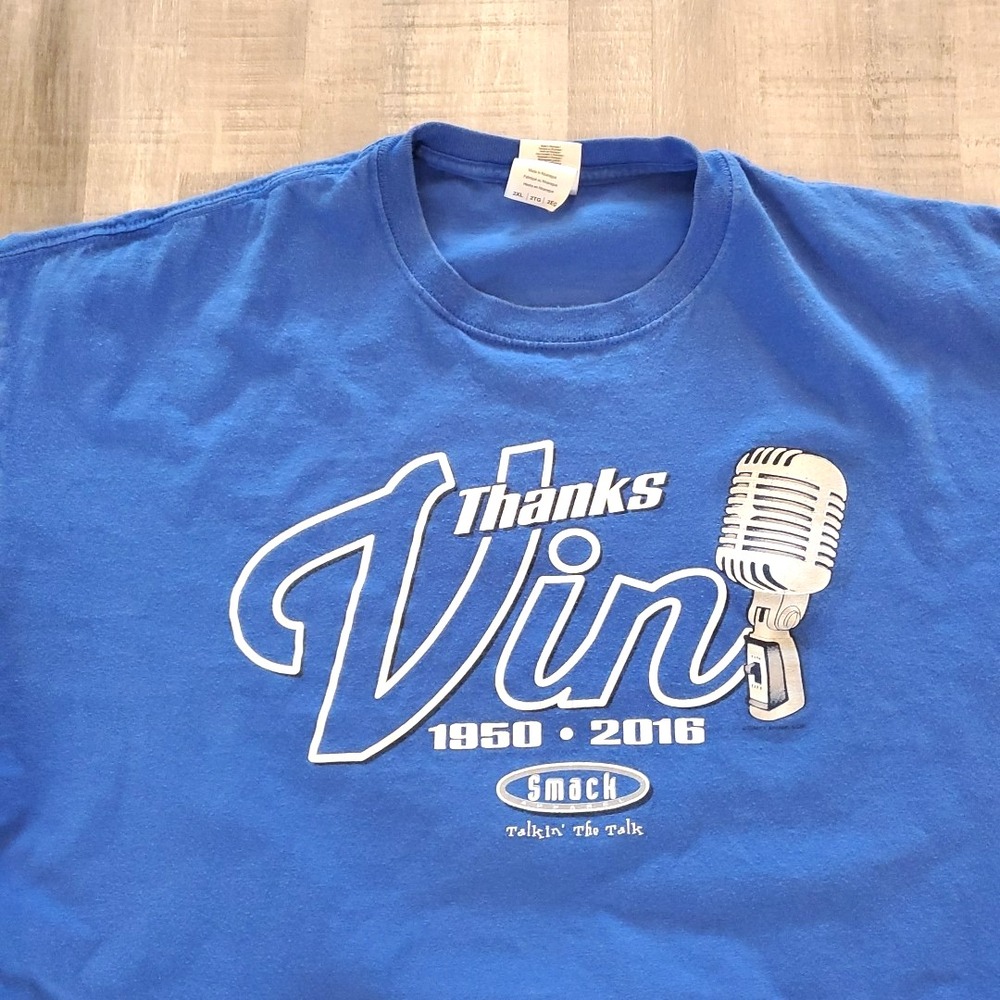 Vin Scully Shirt Mens 2XL 67 Years Los Angeles Dodgers Baseball‎ Retirement 2016